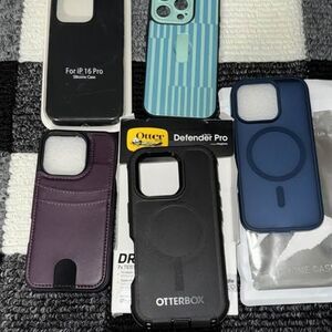 16pro, 5 cases bundle!